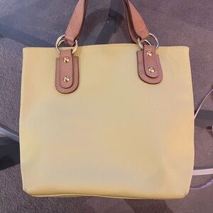 Maurizio Taiuti Yellow Leather Bag